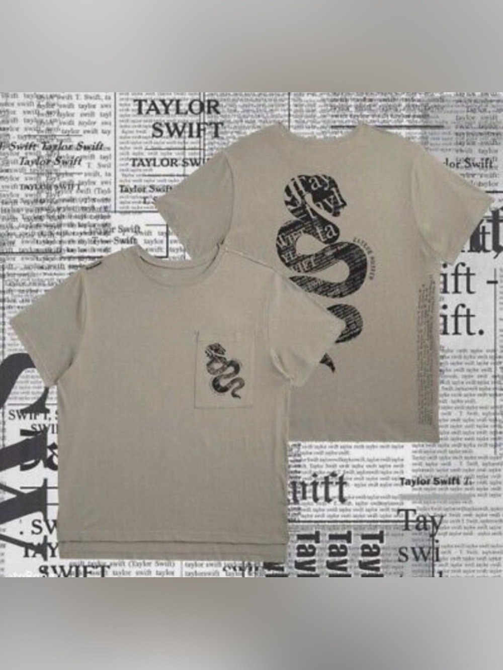 Taylor Swift Reputation Snake T Shirt